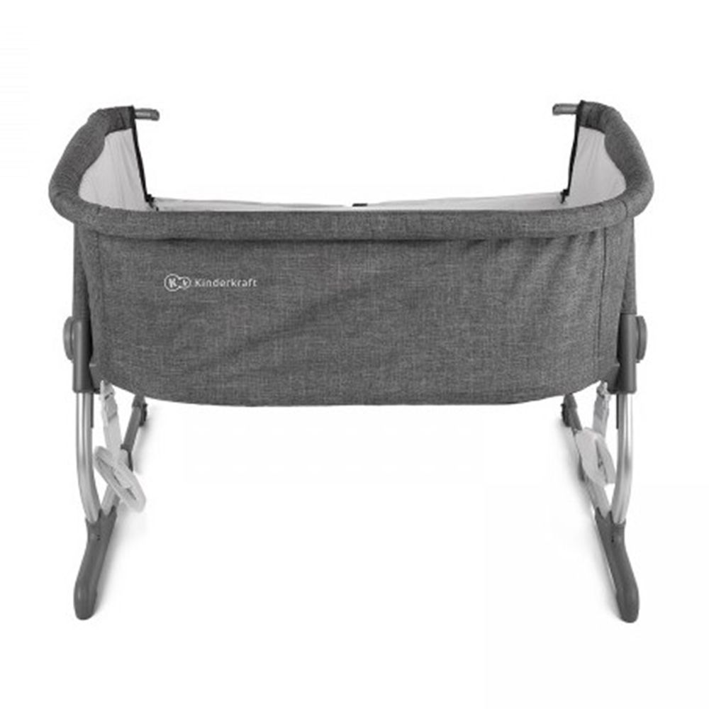 Бебешка кошара UNO, 2 в 1, сива