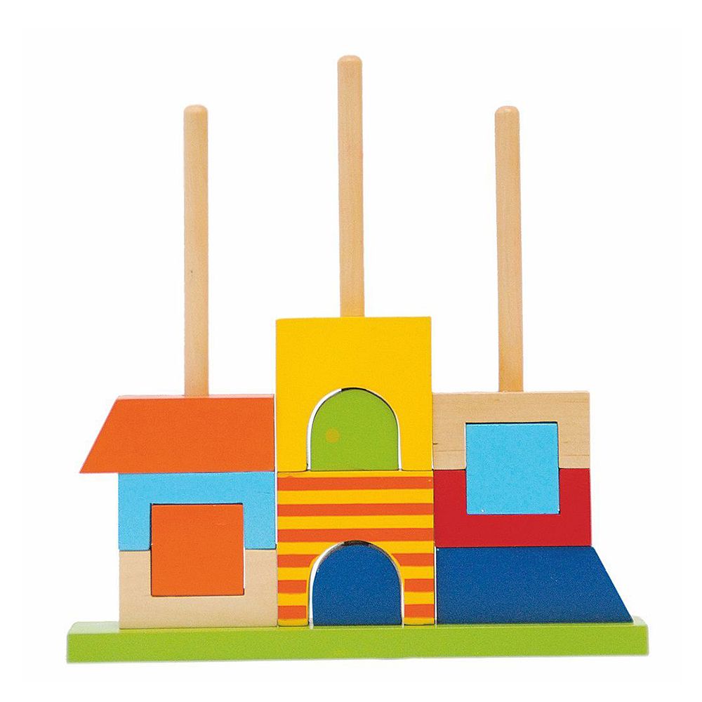 Дървена низанка, къща