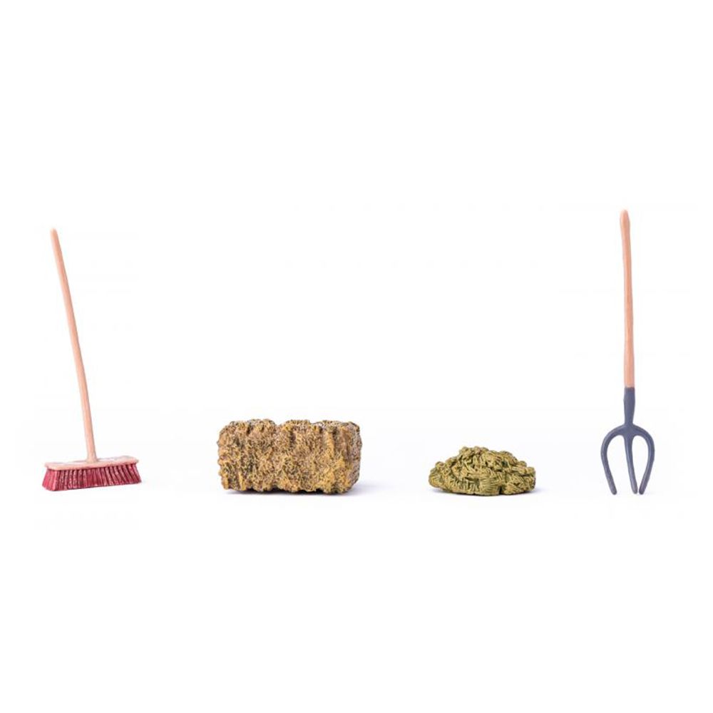 Дървена ферма с животни и трактор SIKU, Романо