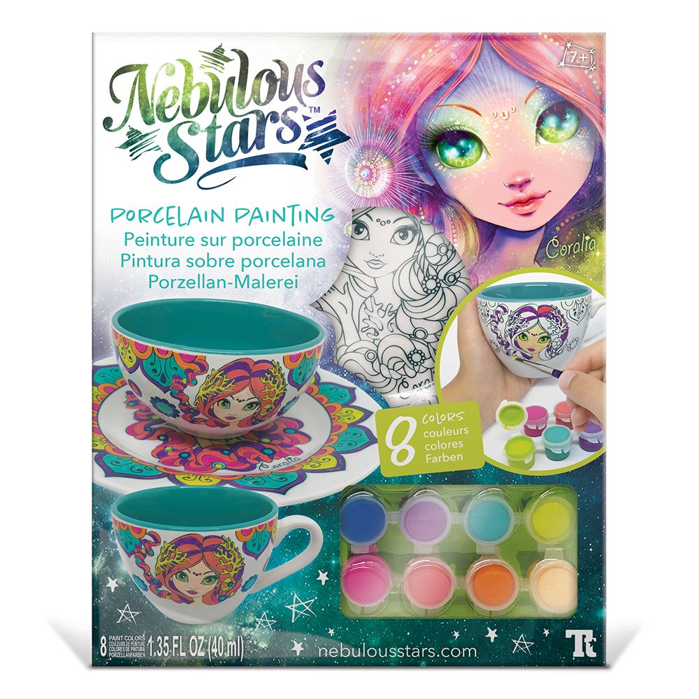 Нарисувай сама порцеланов комплект за закуска, Коралия