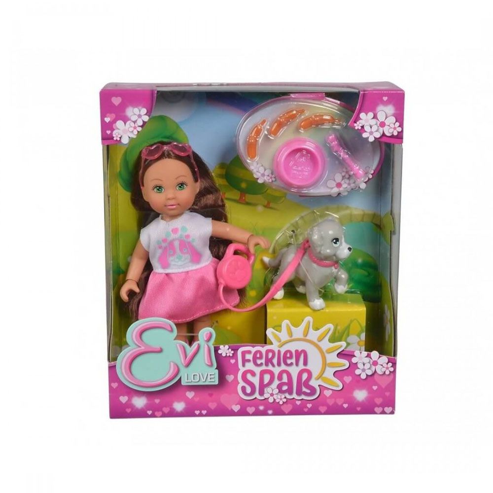 Кукла Еви, Ваканция, Разходка с приятел