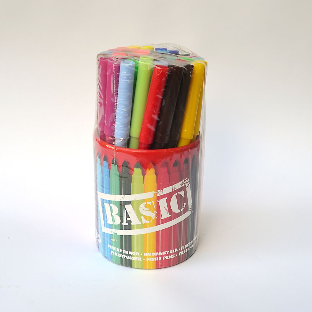 Sense, Флумастери BASIC Джъмбо с моливник, 42 броя