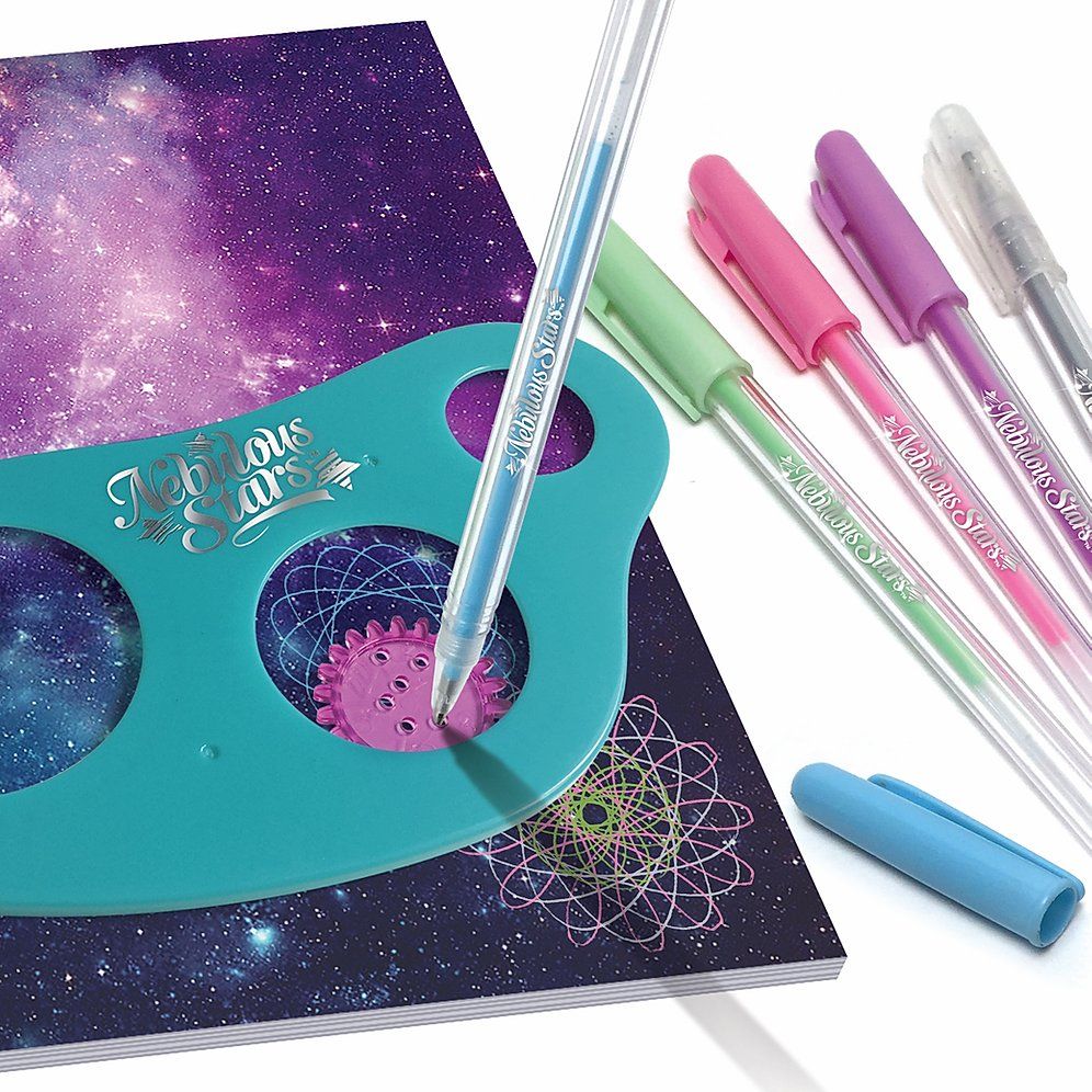 Творчески комплект със шаблони и стикери, Звездно небе