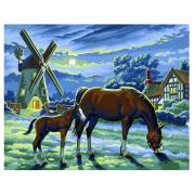 Рисуване по номера, Вечерна паша, голям размер