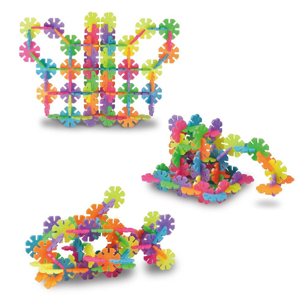 Цветен пластмасов конструктор, 72 части