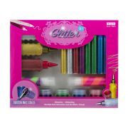 Блестящ комплект за рисуване и апликации