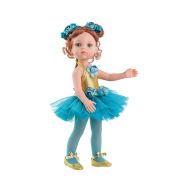 Кукла Кристи, балерина в тюркоазено-златен тоалет