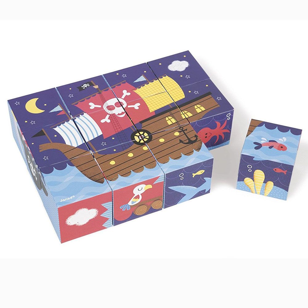 Janod, Картонени кубчета, Пирати