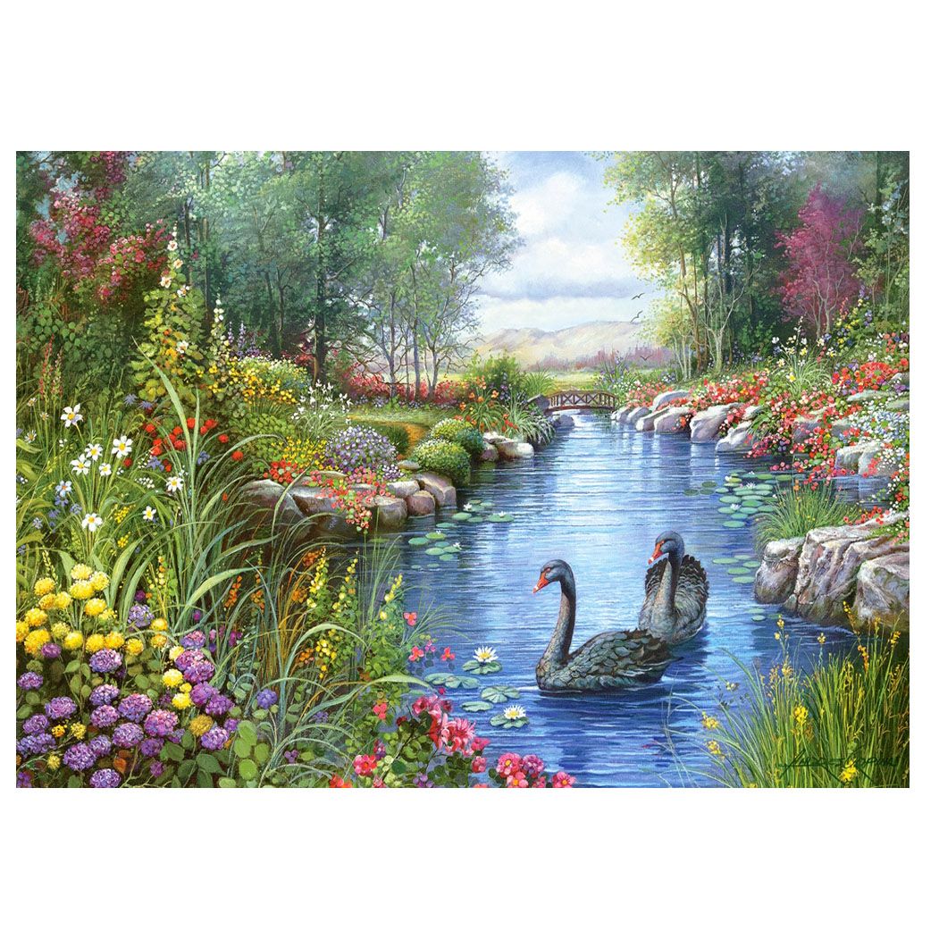 Черни лебеди, Андрес Орпинас, пъзел 1500 части