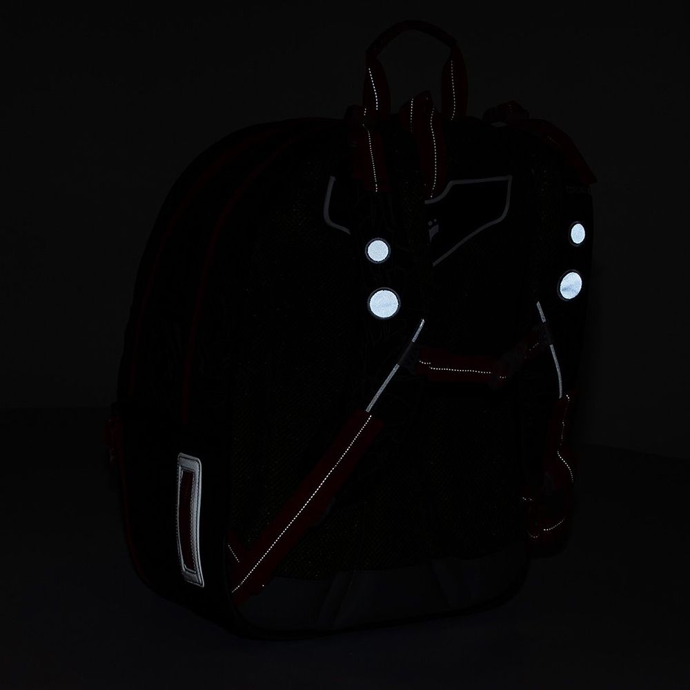 Анатомична ученическа раница, Драскано зелена