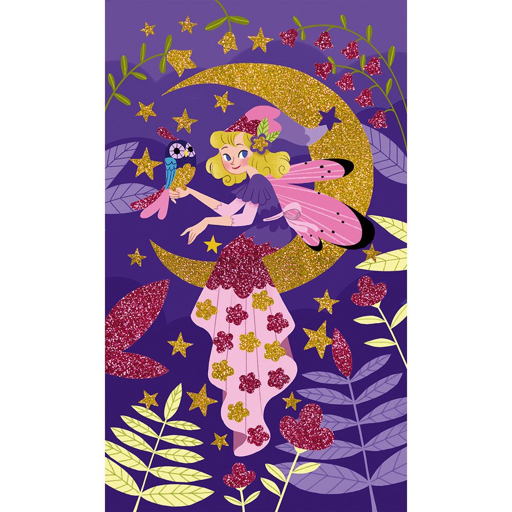 Направи сама картини с брокат, Приказни феи