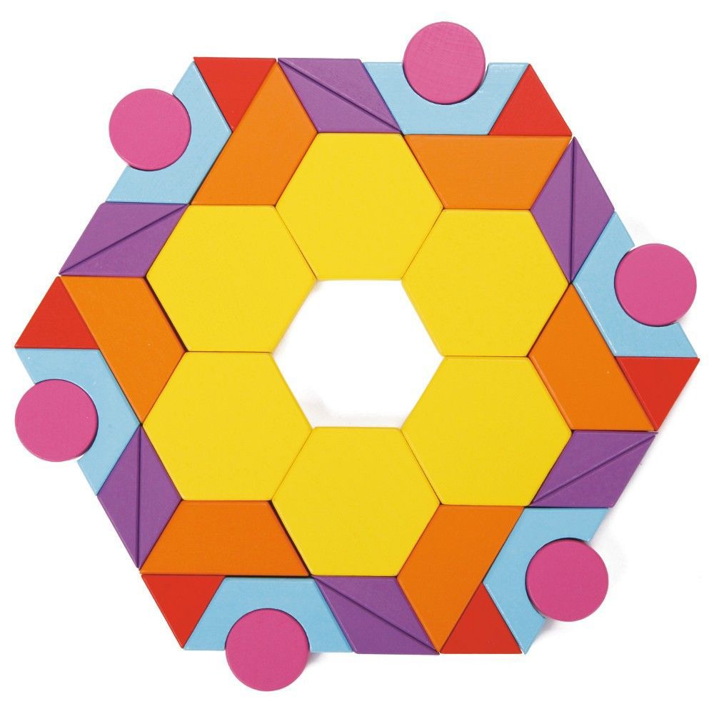 Дървен конструктор-мозайка, Мандала