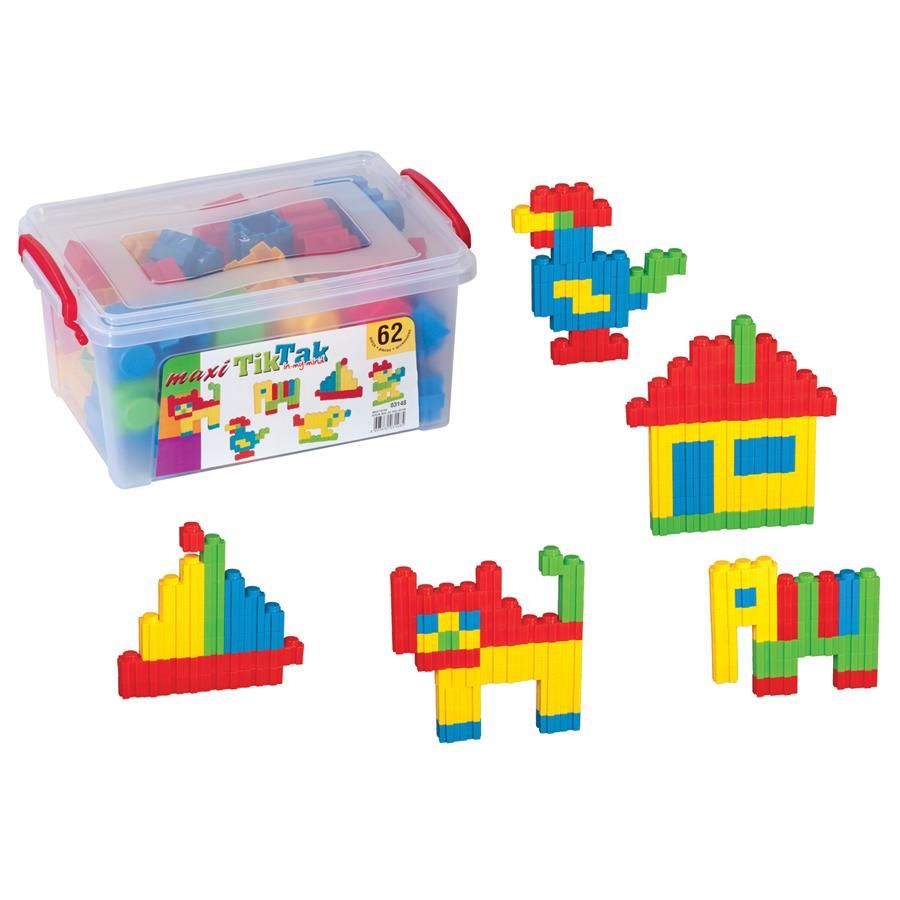 Dede toys, Пластмасов конструктор, Tik Tak Maxi 62 части