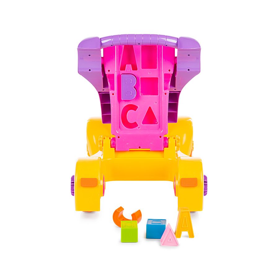 Кола за бутане с крачета, Мулти, , розова