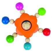 Бебешка дрънкалка, еластична, Цвете