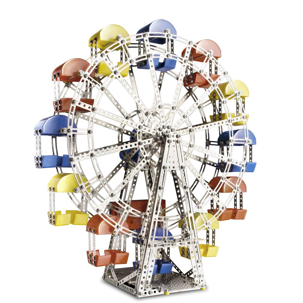 Метален конструктор, Виенско колело с двигател, 1200 части, по поръчка