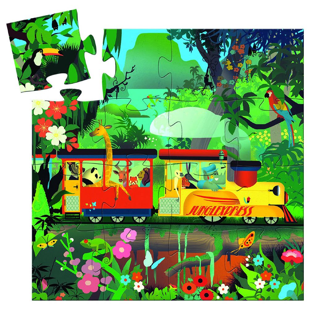 Пъзел, Влак в гората