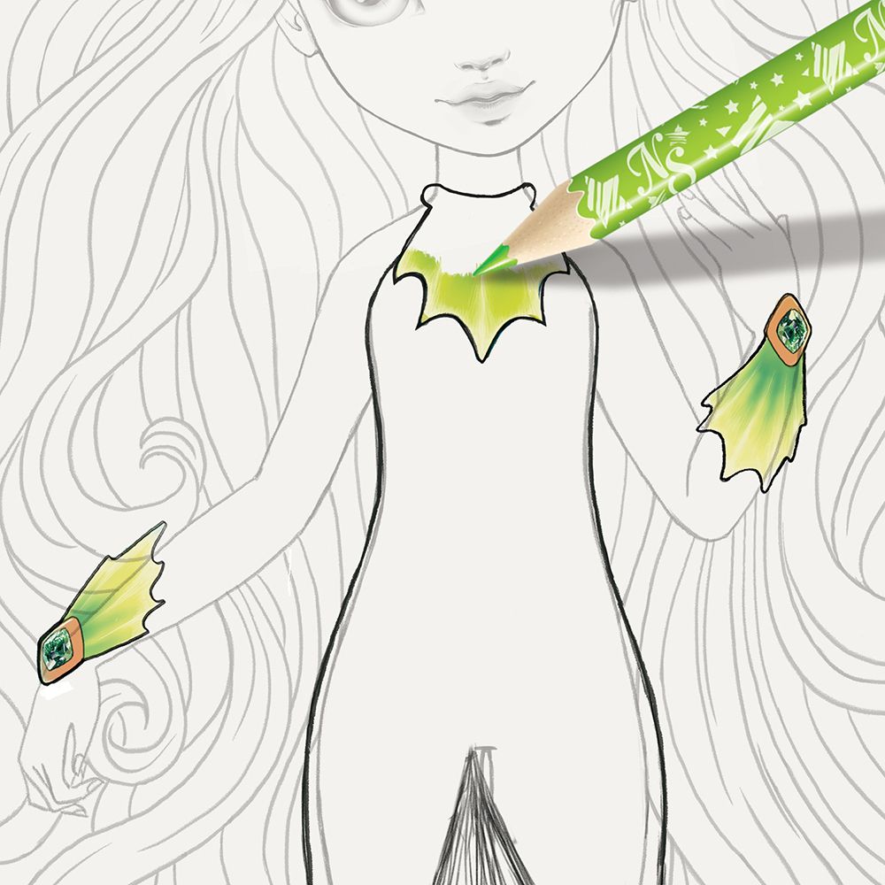 Творческа книга за рисуване, Мариния