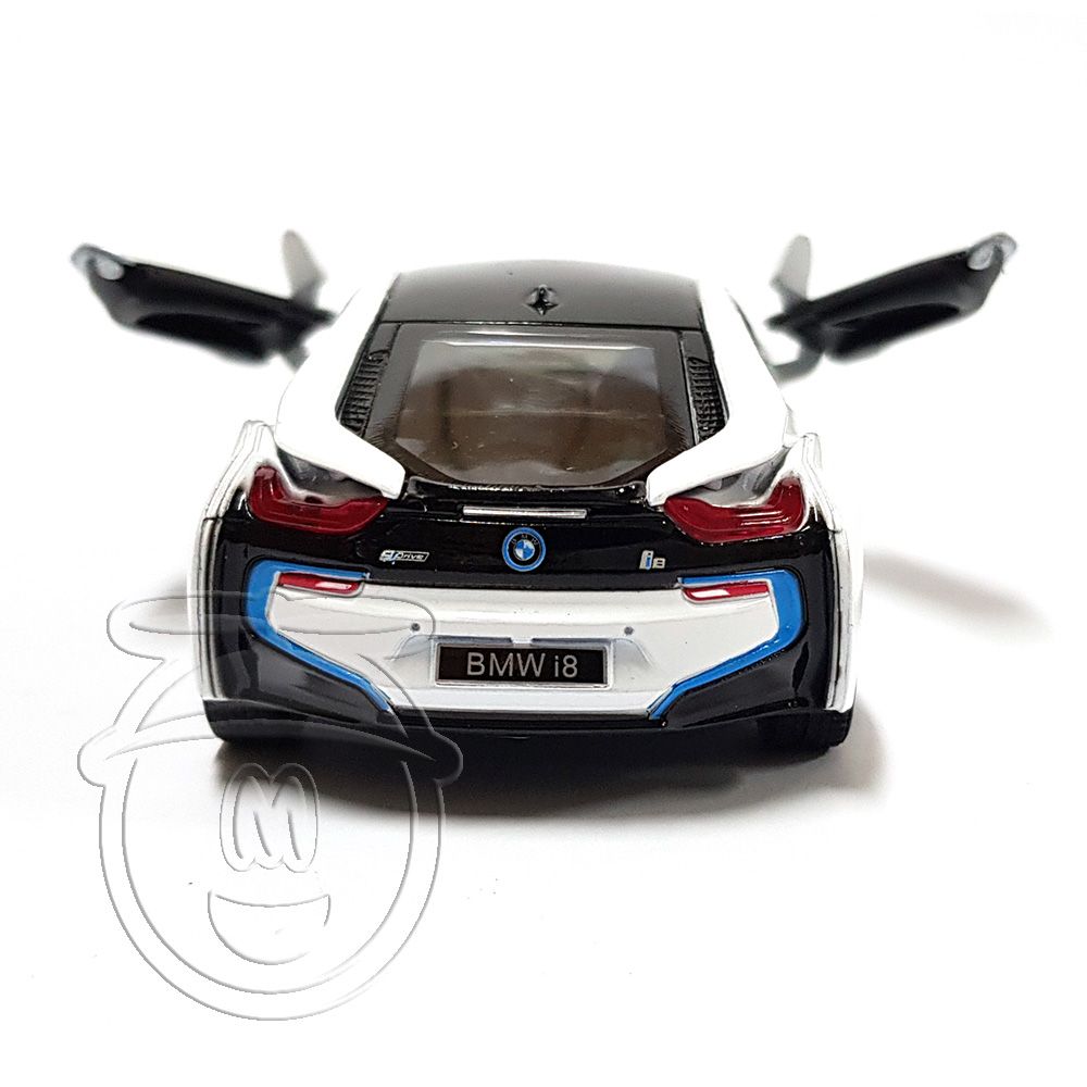 Метална кола BMW 8i, бяла