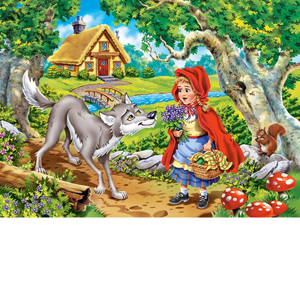 Червената шапчица, пъзел 70 чаcти
