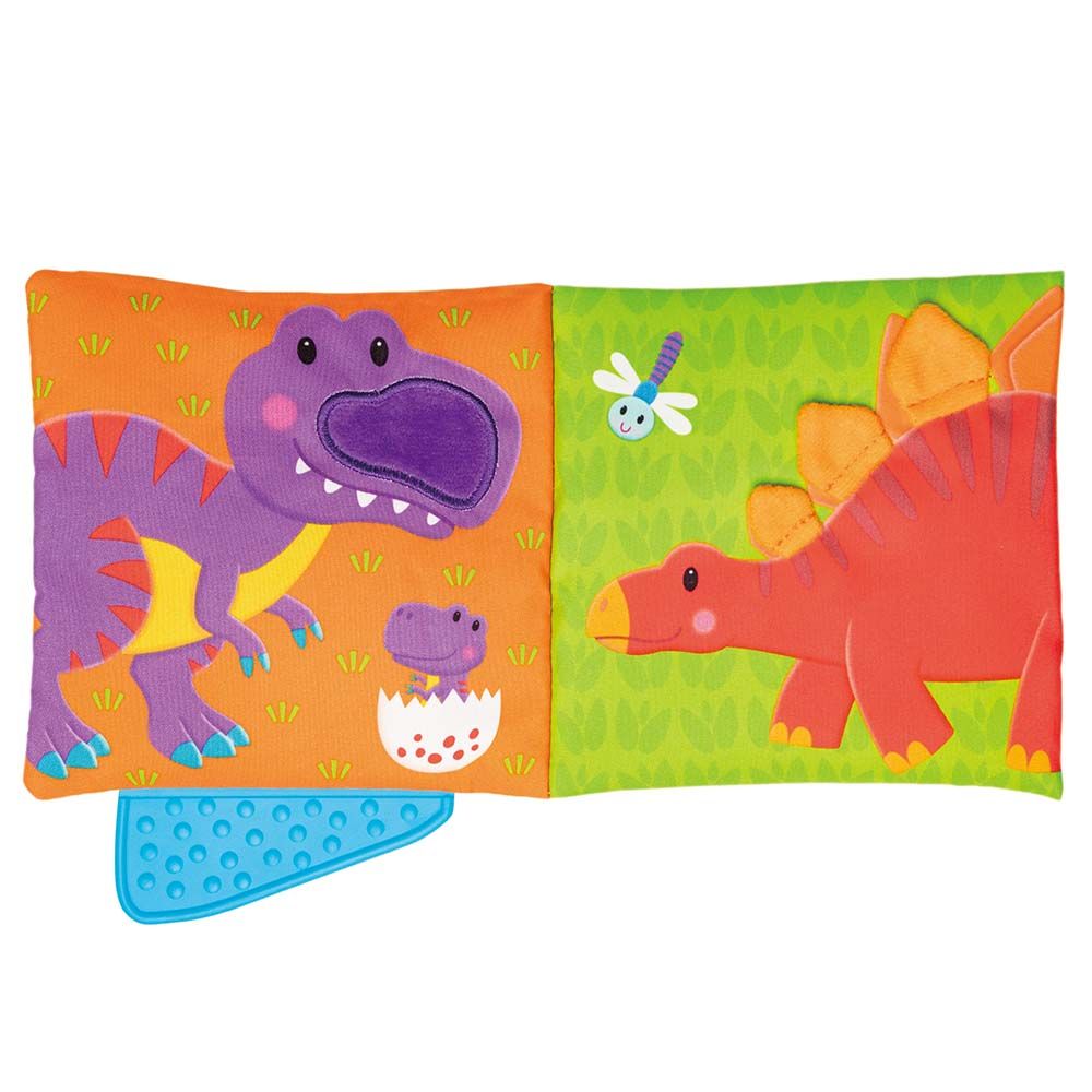Бебешка мека книжка с гризалка, Динозавър
