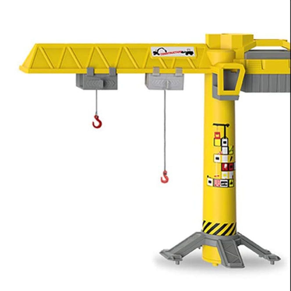 Строителна площадка с подвижен кран