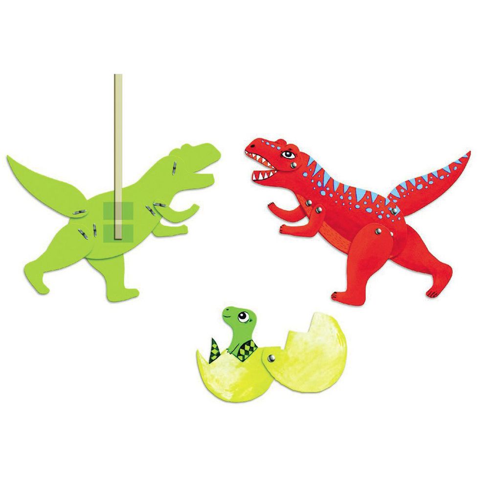 Направи сам хартиени кукли, Динозаври