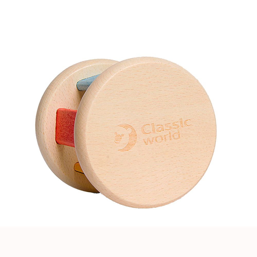 Дървена дрънкалка - валяче