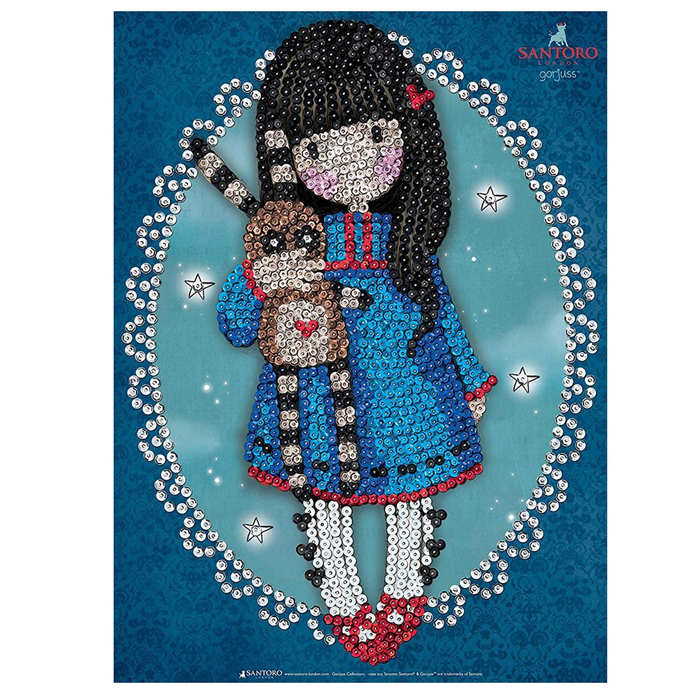 Изкуство с пайети, SANTORO GORJUSS, Hush Little Bunny