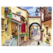 Рисуване по номера, Тиха уличка, голям размер