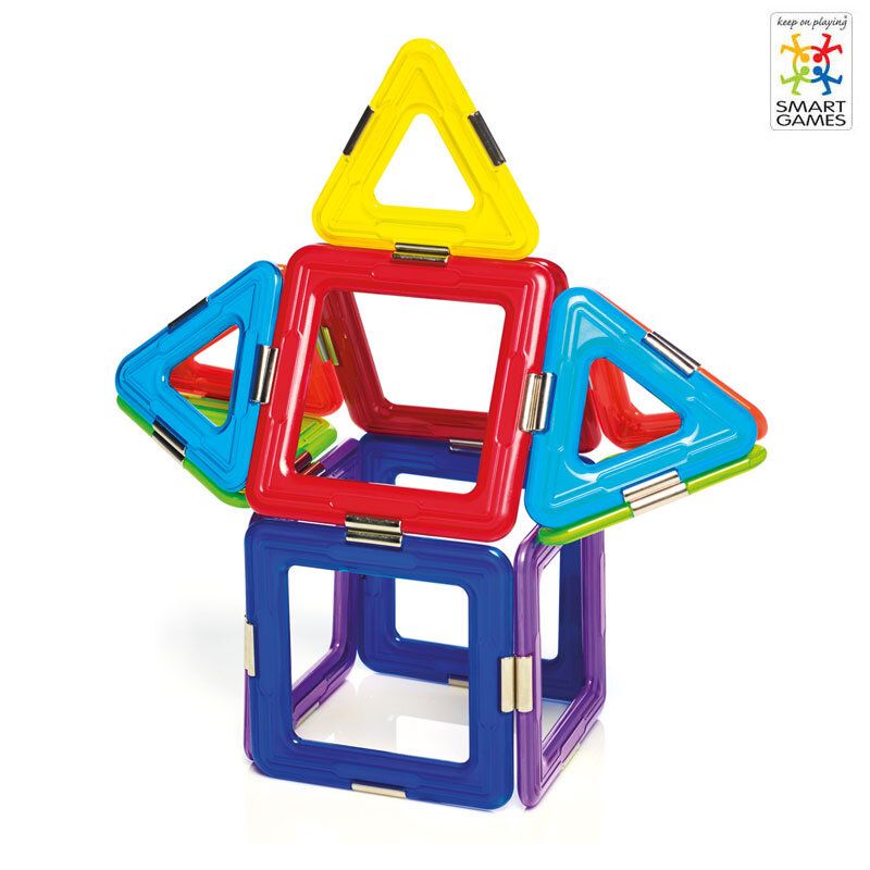 Магнитен конструктор, стартов комплект, 15 части