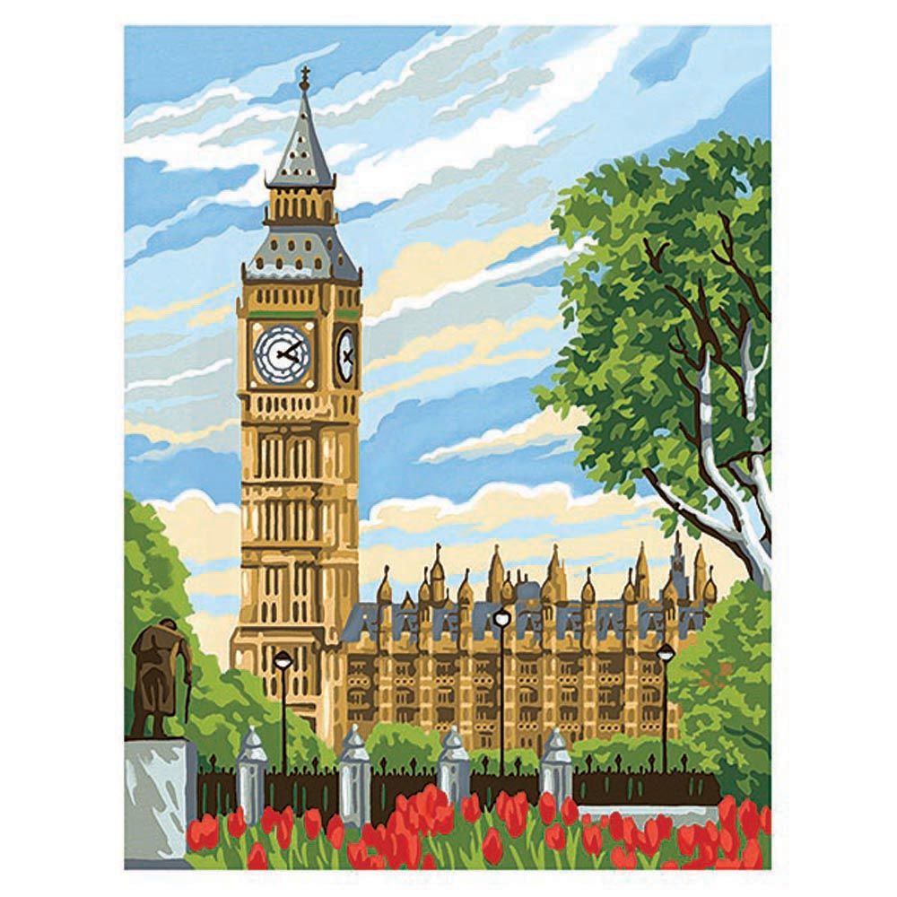 KSG crafts, Рисуване по номера с акрилни бои, Биг Бен