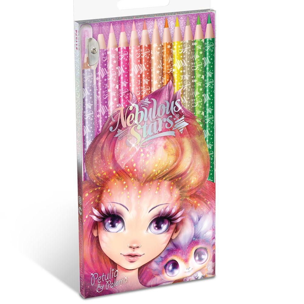 Цветни моливи, 12 бр., асортимент