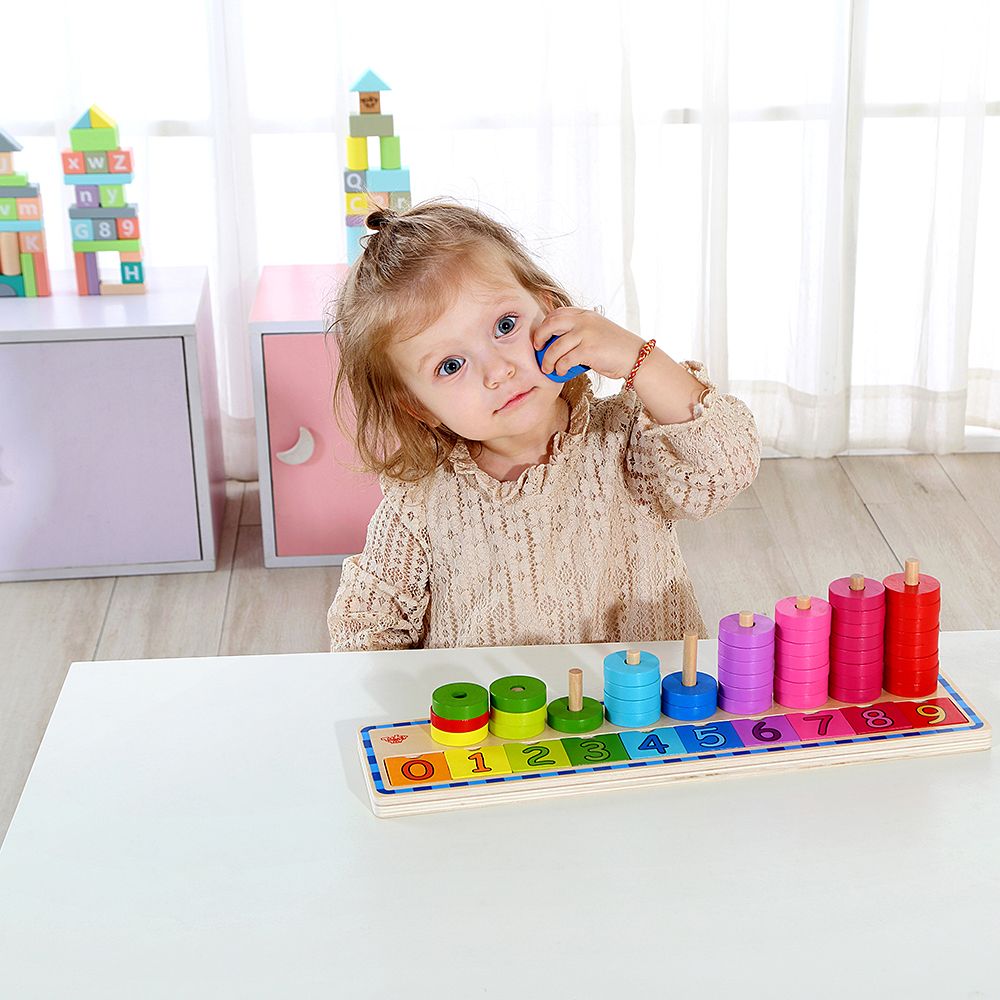 Дървена низанка, Научи се на броиш