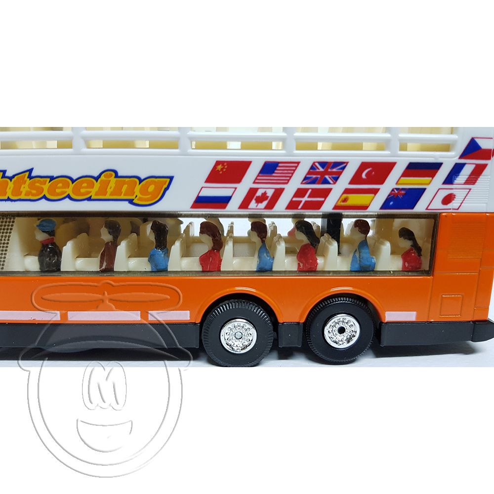 Двуетажен туристически автобус, Hop On Hop Off, със звук и светлина