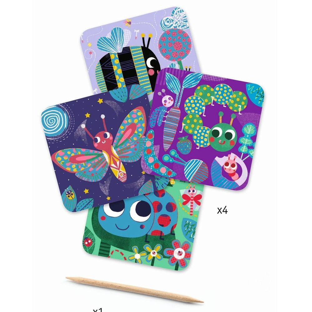 Djeco, Скреч картини, Буболечки