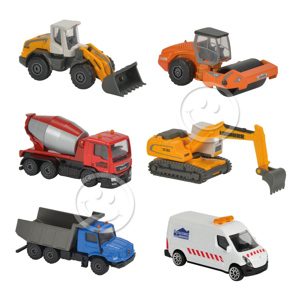 Строителни машини, асортимент