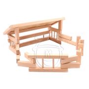 Дървена ферма със животни