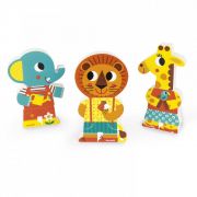 Дървени забавни магнити, Един ден в Зоопарка