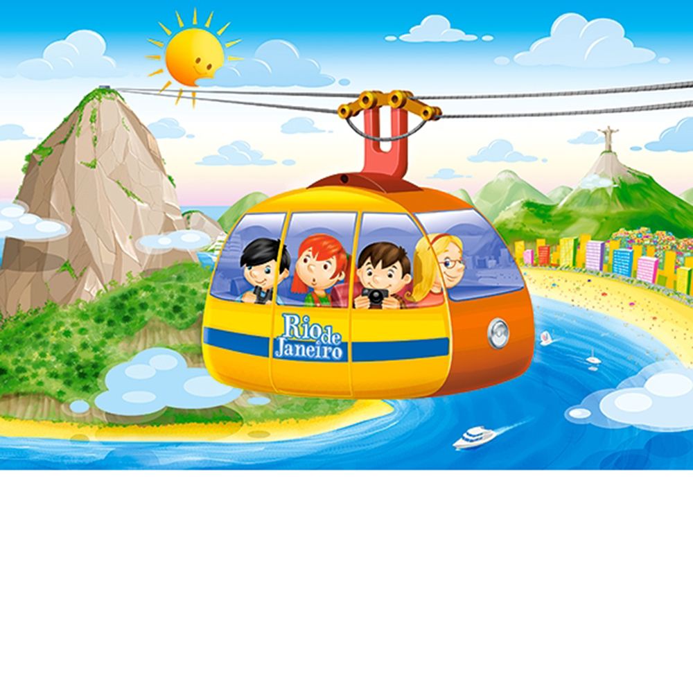 Пътуване по света, пъзел с 8, 12, 15 и 20 елемента