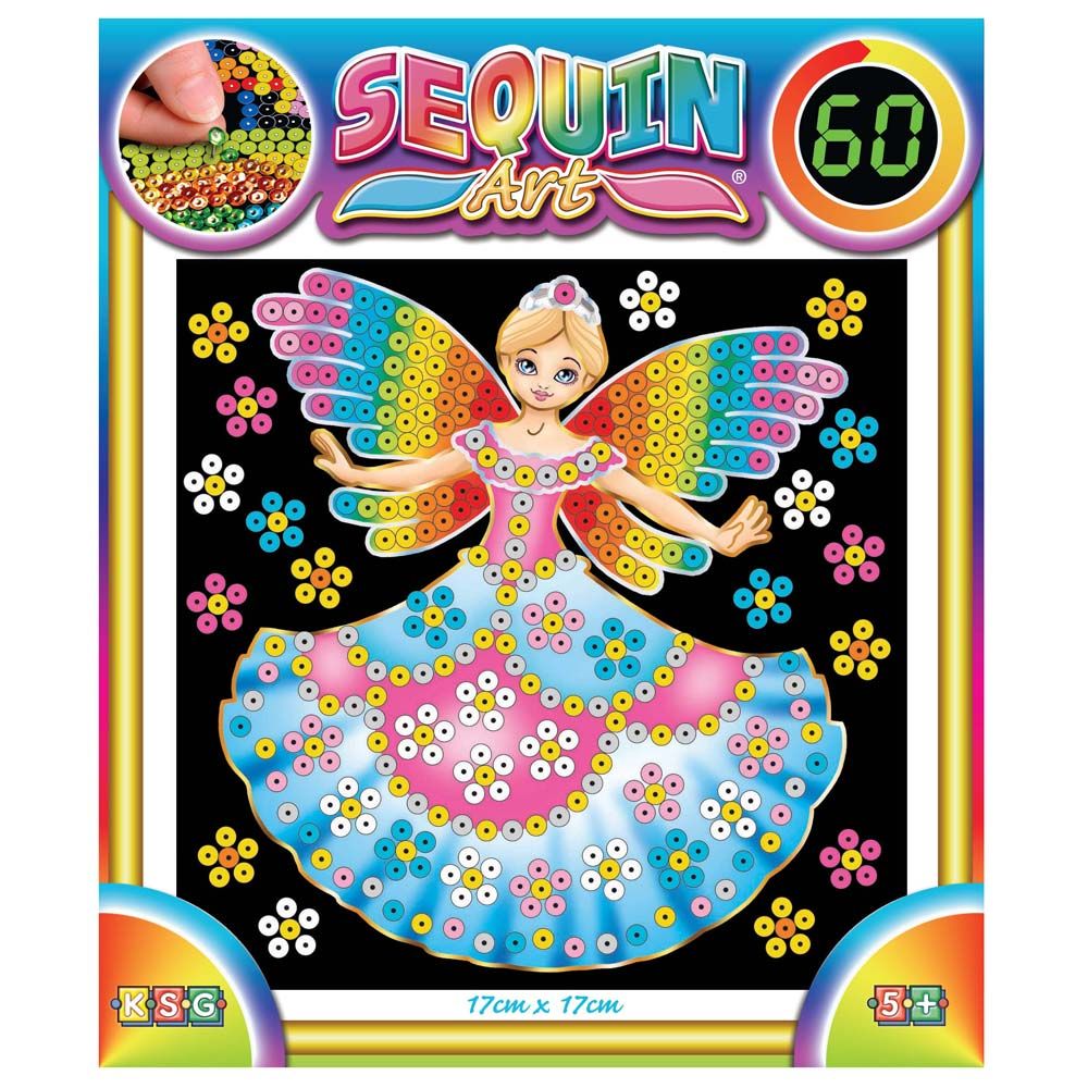 KSG crafts, Изкуство с пайети за 60 минути, Фея