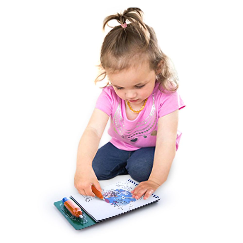 Книжка за рисуване с вода, Весели животни