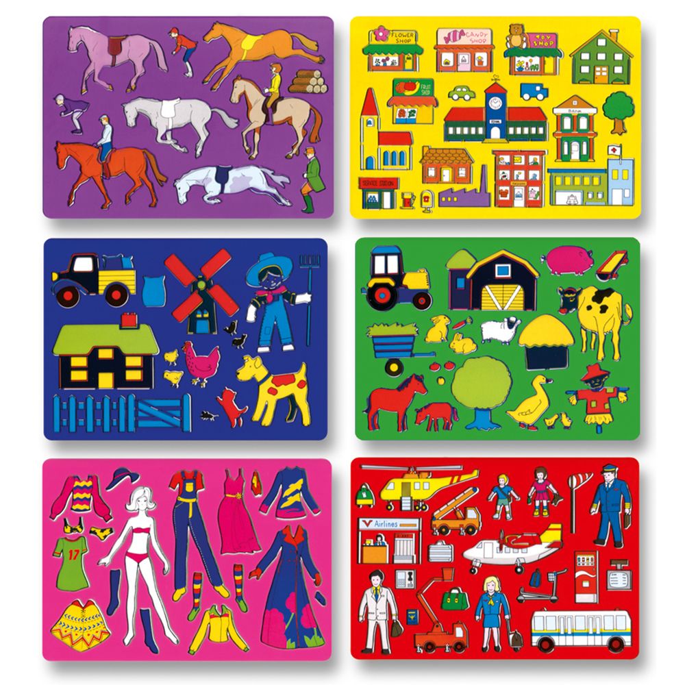 Folia Bringmann, Комплект шаблони за рисуване, Моят свят, 6 бр.