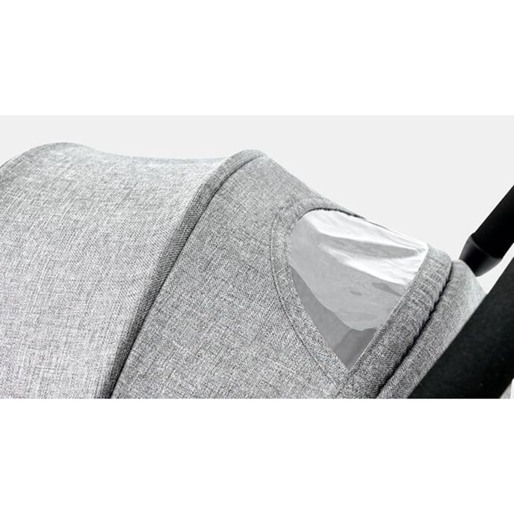 Лятна бебешка количка PILOT, сива, 0-15 кг