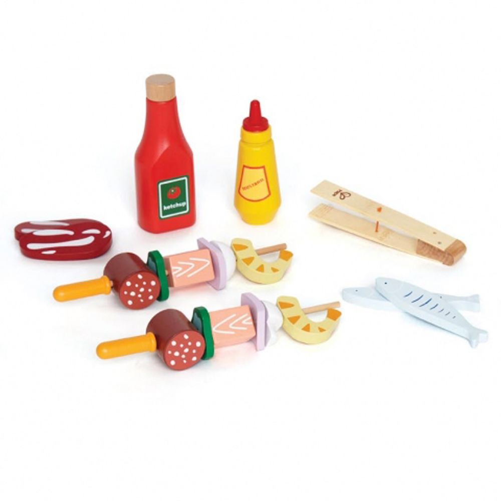 Дървен готварски комплект, Барбекю