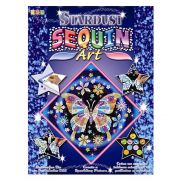 Изкуство с пайети и блестящ пясък, Пеперуда