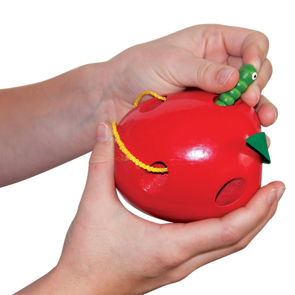 Ябълка и червейче за шиене