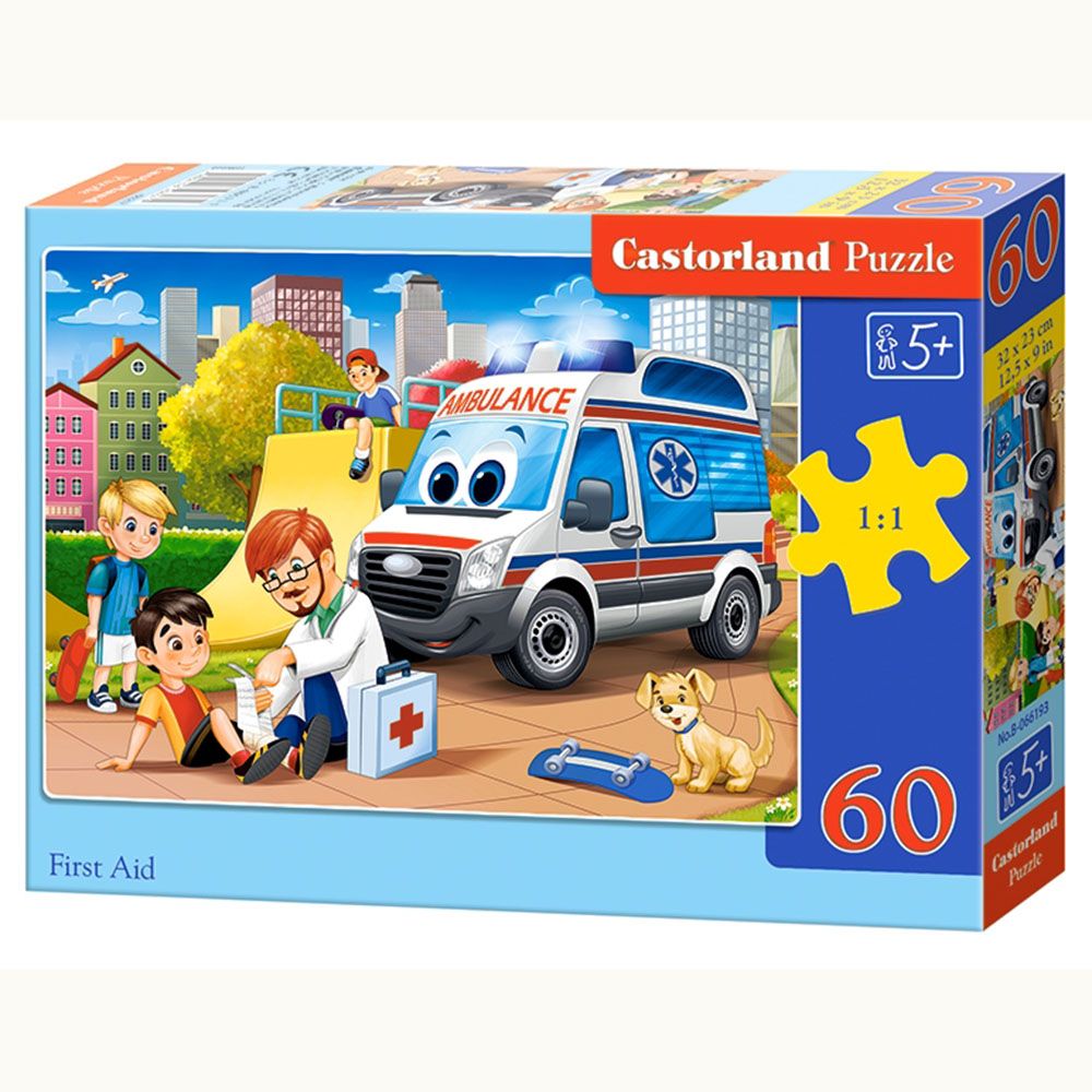 Castorland, Първа помощ, пъзел 60 части