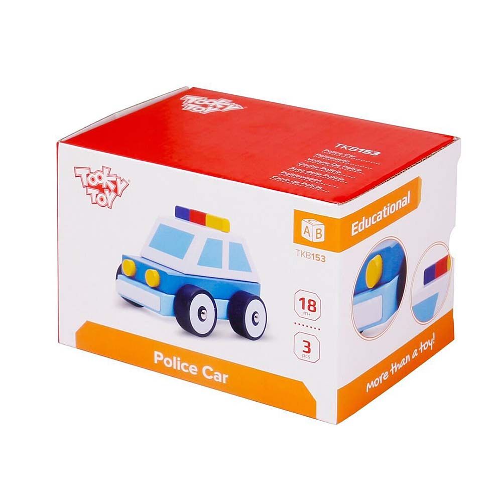 Дървена полицейска кола