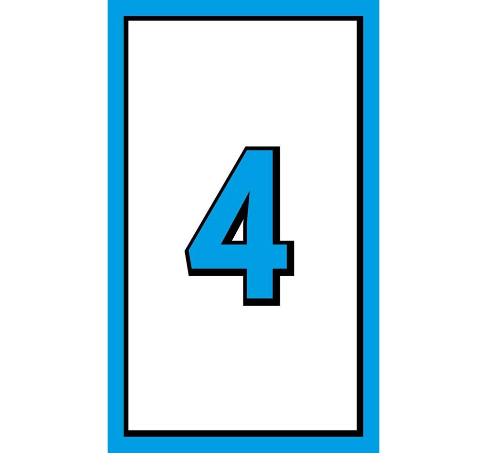 Активни карти, Числата